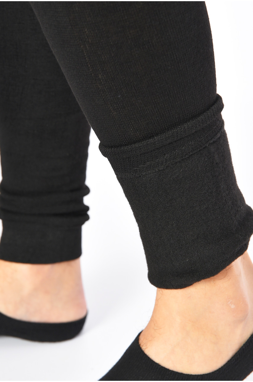 Підштанники чоловічі з начісом чорного кольору а4 194158