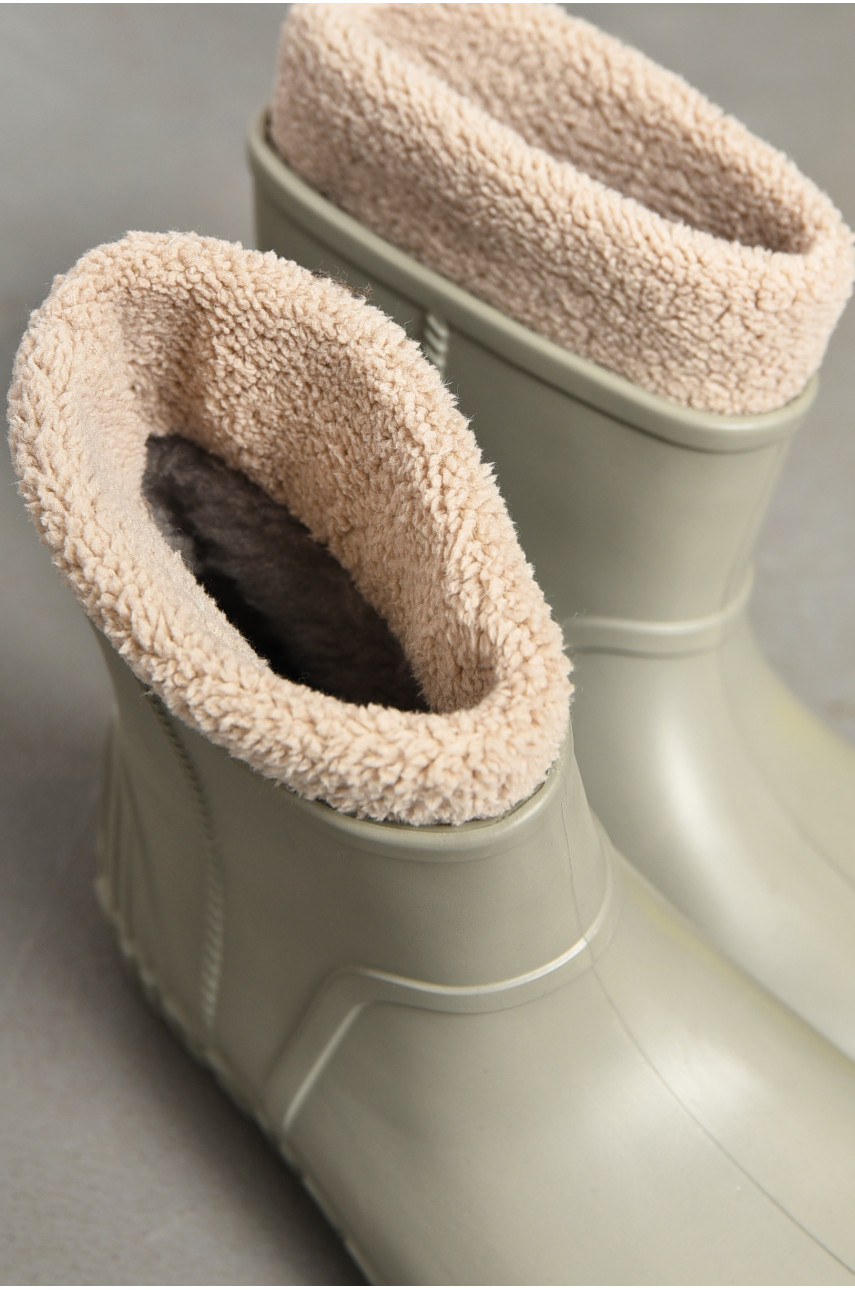 Галоши женские со съемным носком светло-серого цвета 661 194161 Галоши женские со съемным носком светло-серого цвета 661 194161