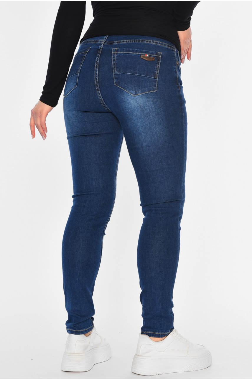 Джинсы женские для беременных синего цвета В644 194181