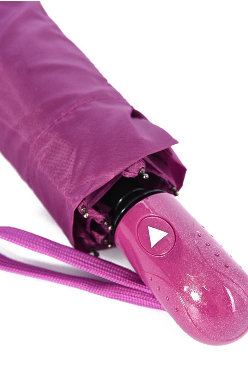 Зонт полуавтомат тёмно-фиолетового цвета 102 194306 Зонт полуавтомат тёмно-фиолетового цвета 102 194306