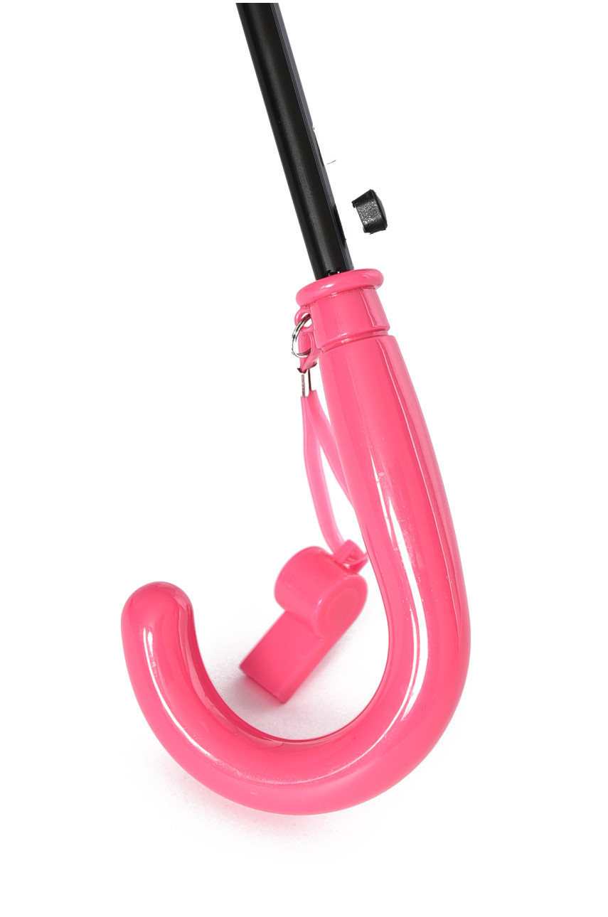 Зонт детский полуавтомат тёмно-розового цвета 145 194317 Зонт детский полуавтомат тёмно-розового цвета 145 194317