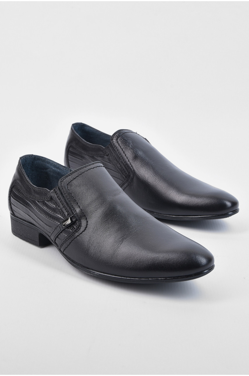 Туфлі підліткові для хлопчика чорного кольору 1657636 194349