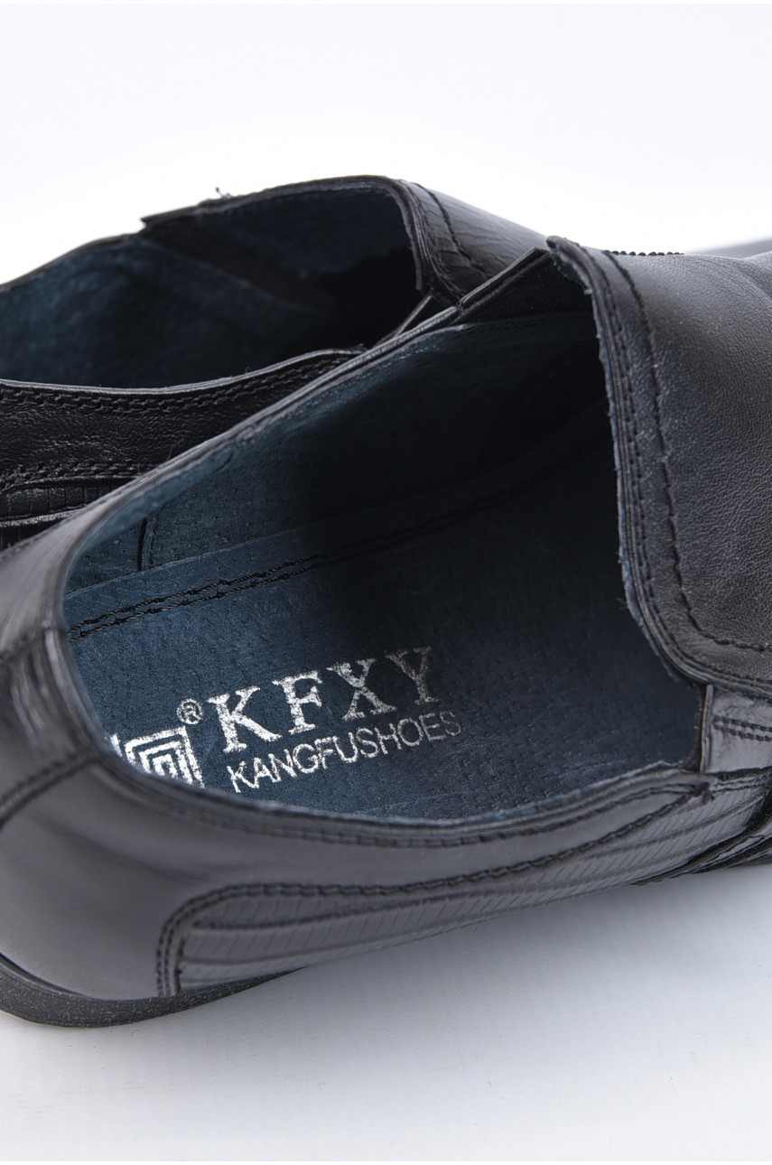 Туфли подростковые для мальчика черного цвета 1657636 194349