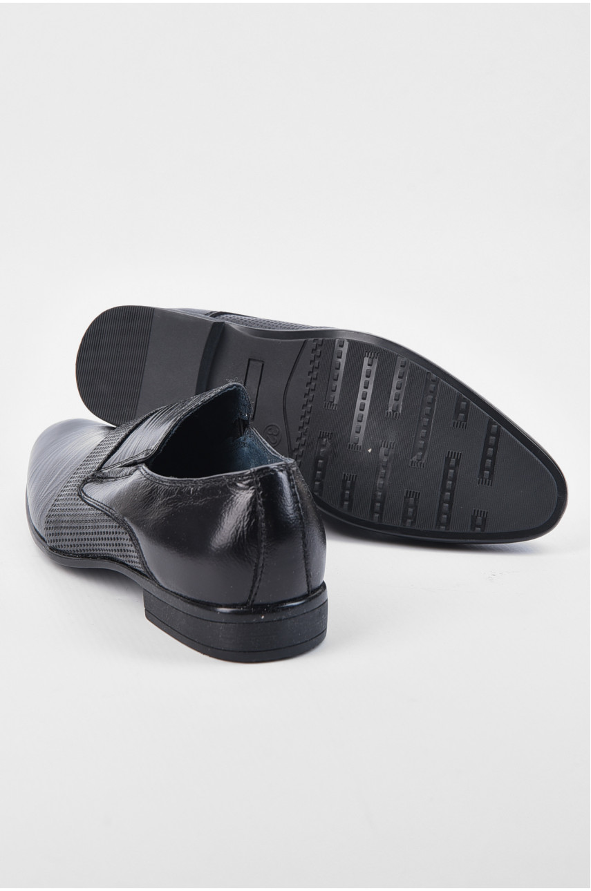 Туфлі підліткові для хлопчика чорного кольору 1657629 194351