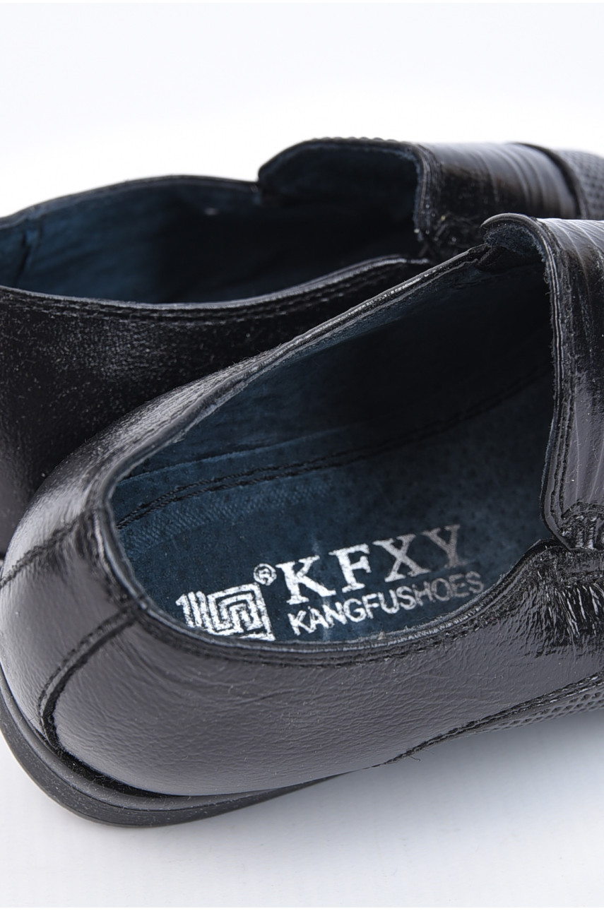 Туфлі підліткові для хлопчика чорного кольору 1657629 194351