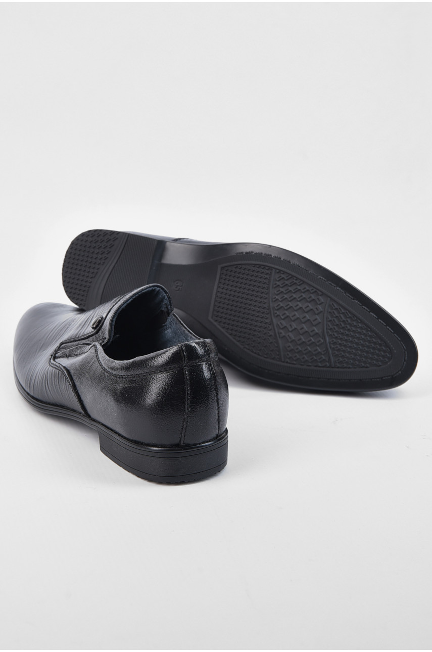 Туфли подростковые для мальчика темно-синего цвета 1657640 194352