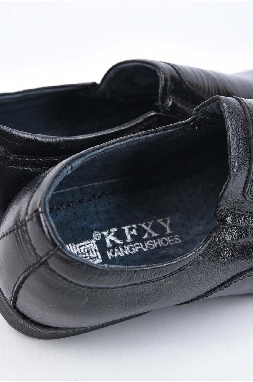 Туфли подростковые для мальчика темно-синего цвета 1657640 194352