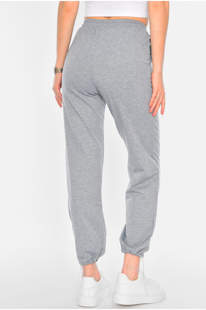 Спортивні штани жіночі сірого кольору  кольору 4205 194383