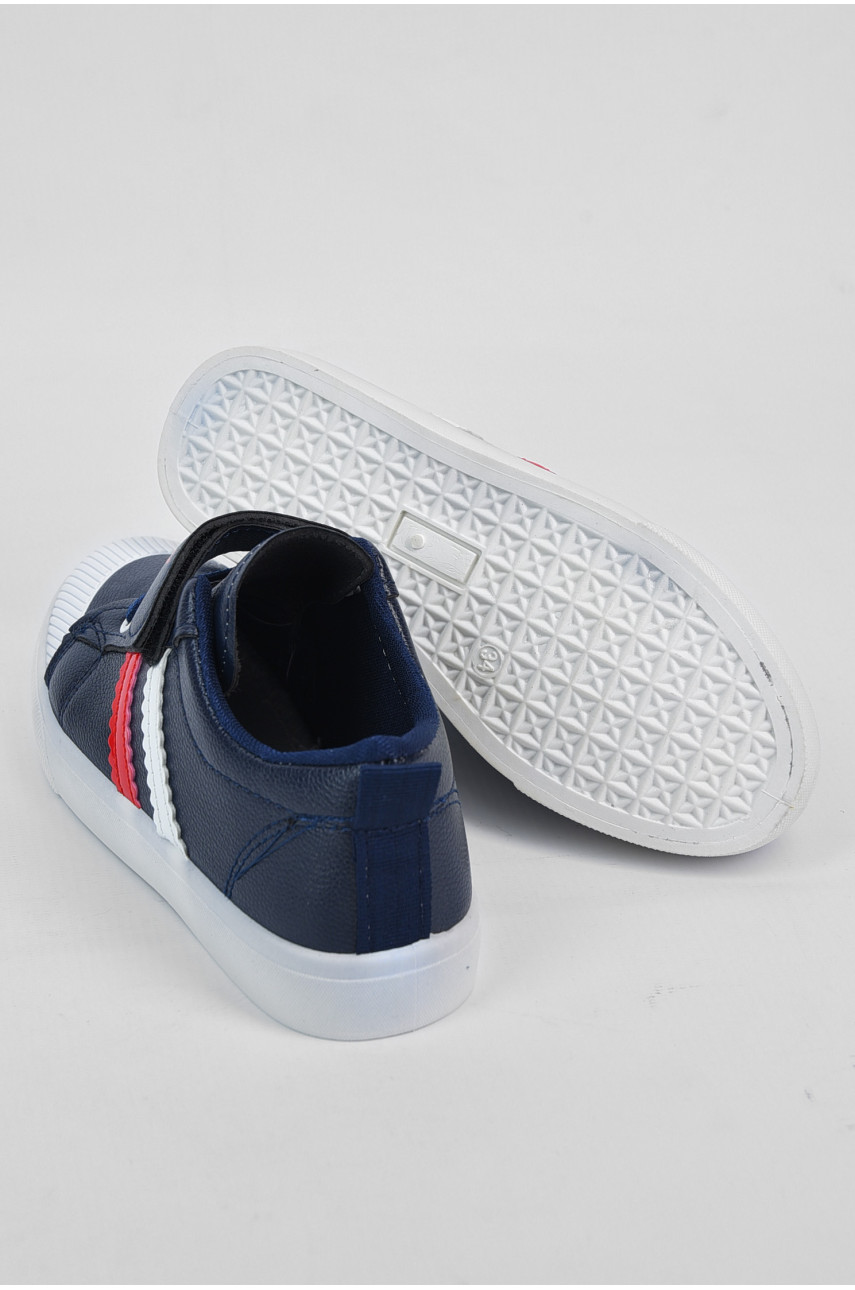 Кеди дитячі темно-синього кольору ліпучці 1962833 194410 Кеди дитячі темно-синього кольору ліпучці 1962833 194410