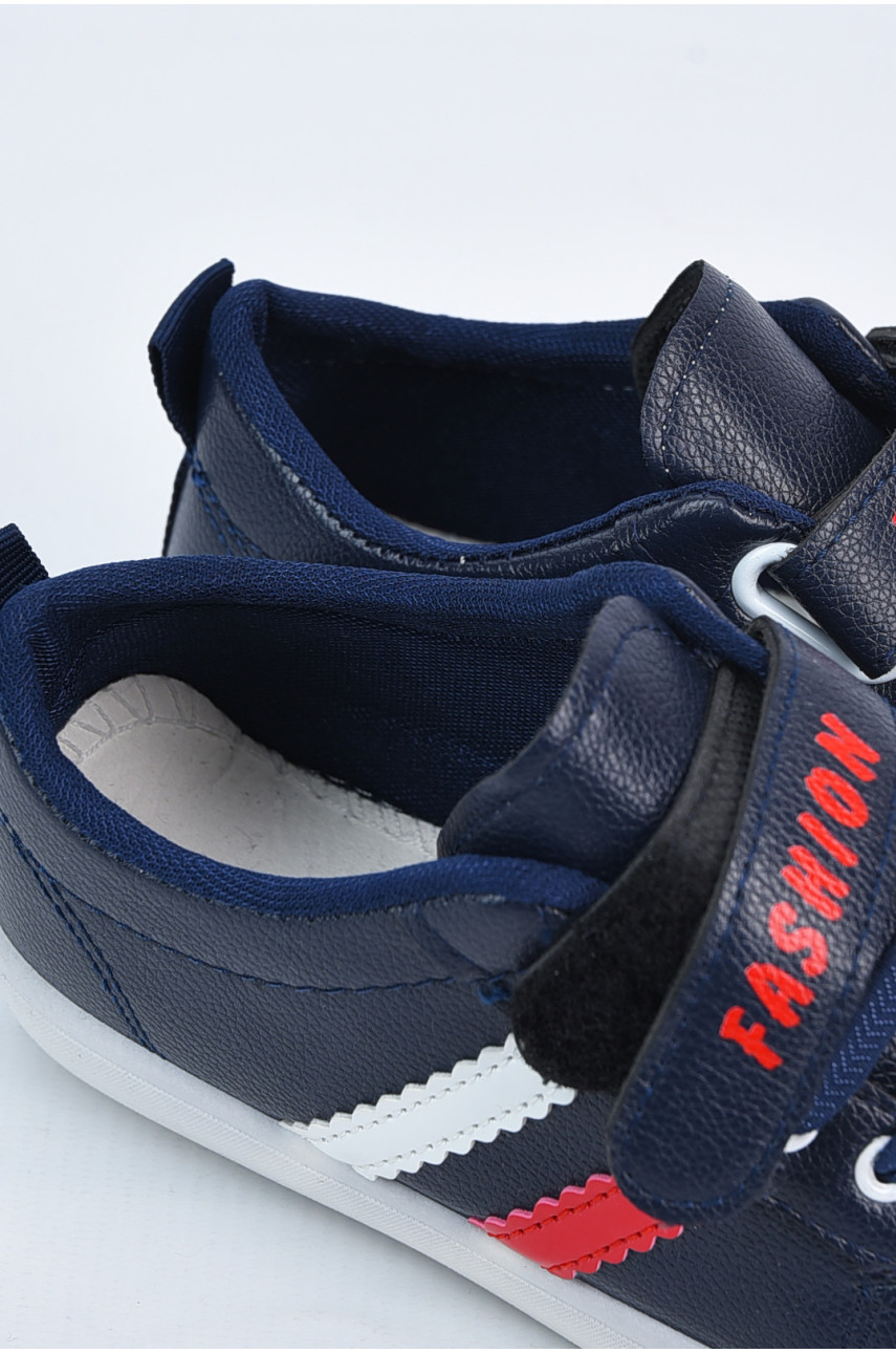 Кеди дитячі темно-синього кольору ліпучці 1962833 194410 Кеди дитячі темно-синього кольору ліпучці 1962833 194410