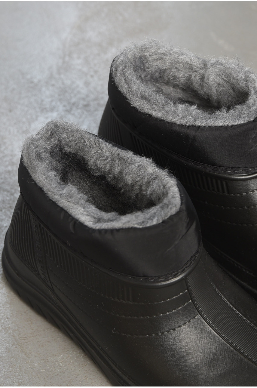 Галоши женские утепленные черного цвета D39A 194412