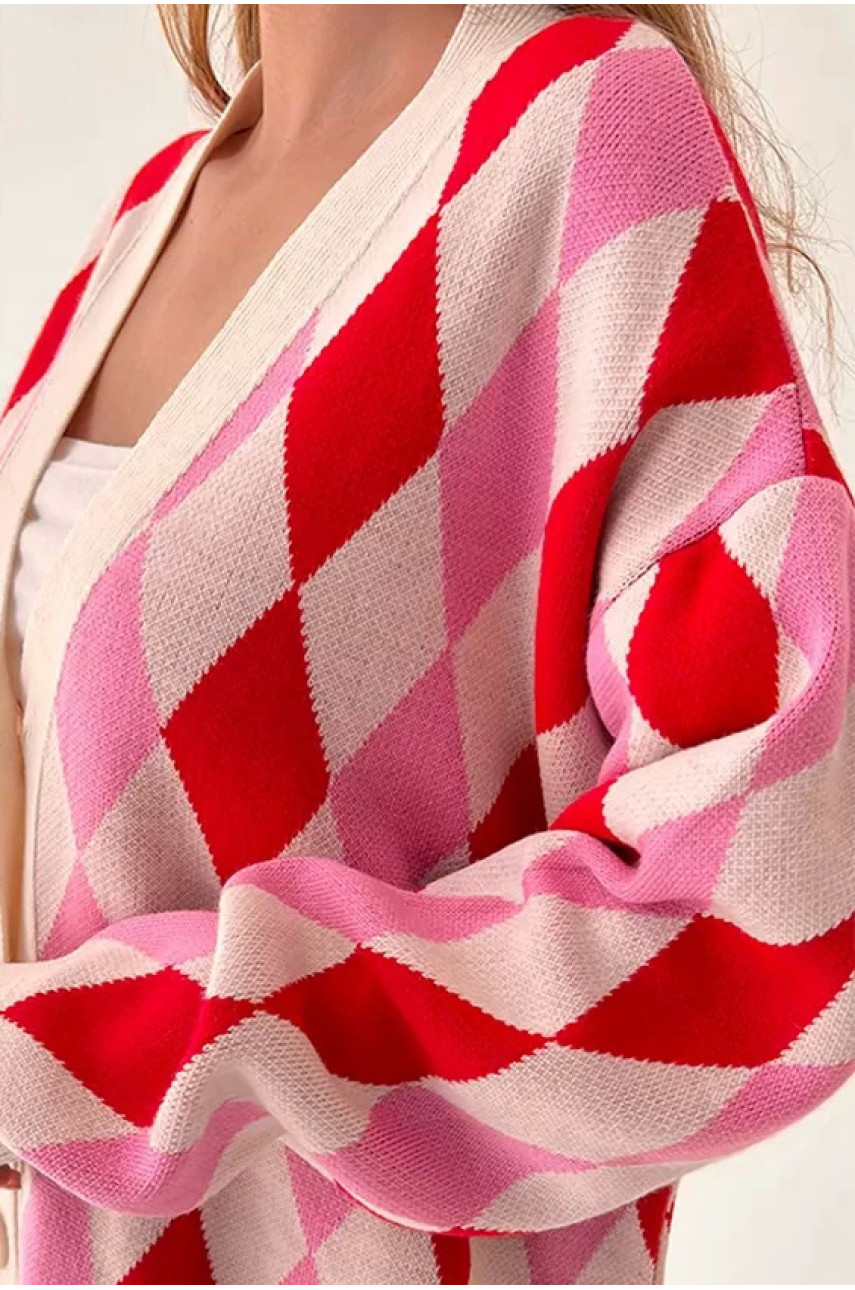 Кардиган жіночий білого кольору 194424 Кардиган жіночий білого кольору 194424