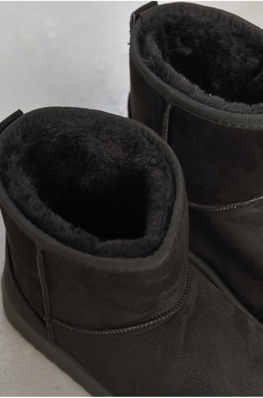 Угги женские на меху черного цвета Д-1 194469