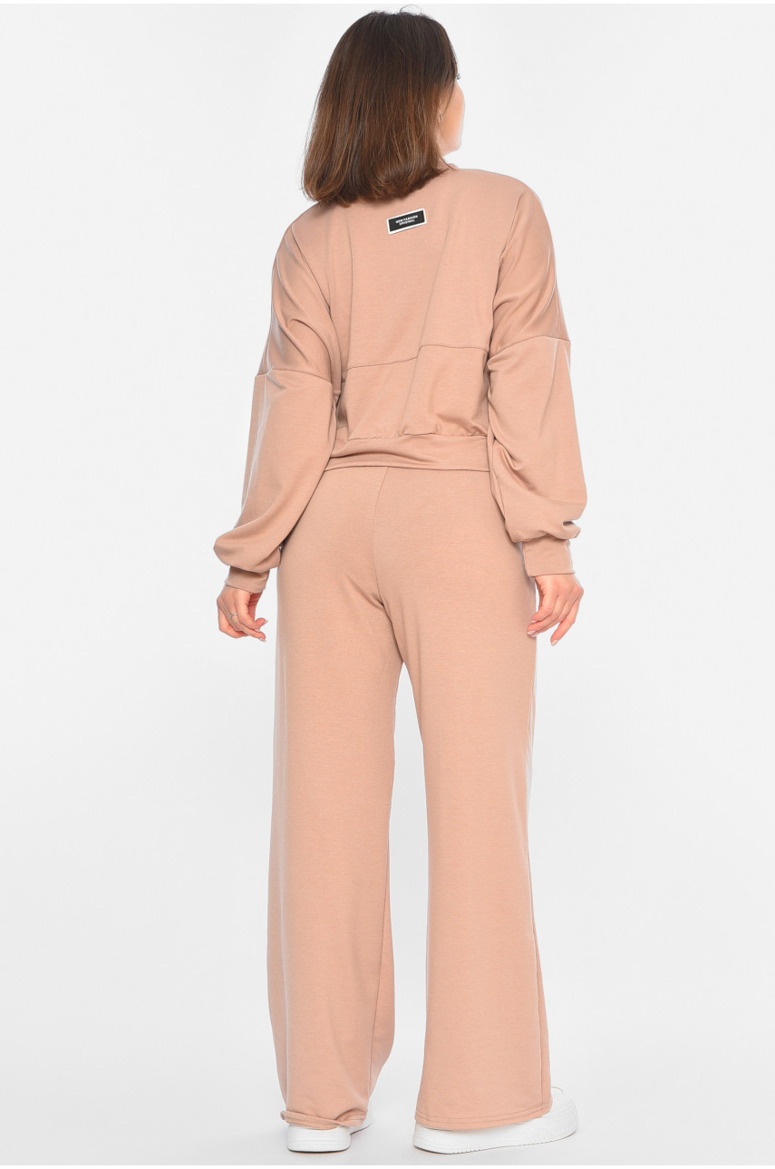 Костюм жіночий пудрового кольору 2374 194556