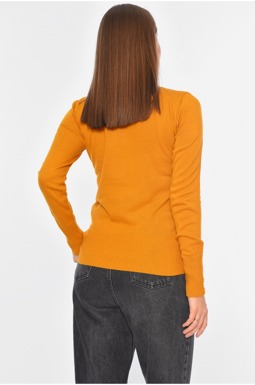 Гольф женский однотонный горчичного цвета 4660 194573 Гольф женский однотонный горчичного цвета 4660 194573