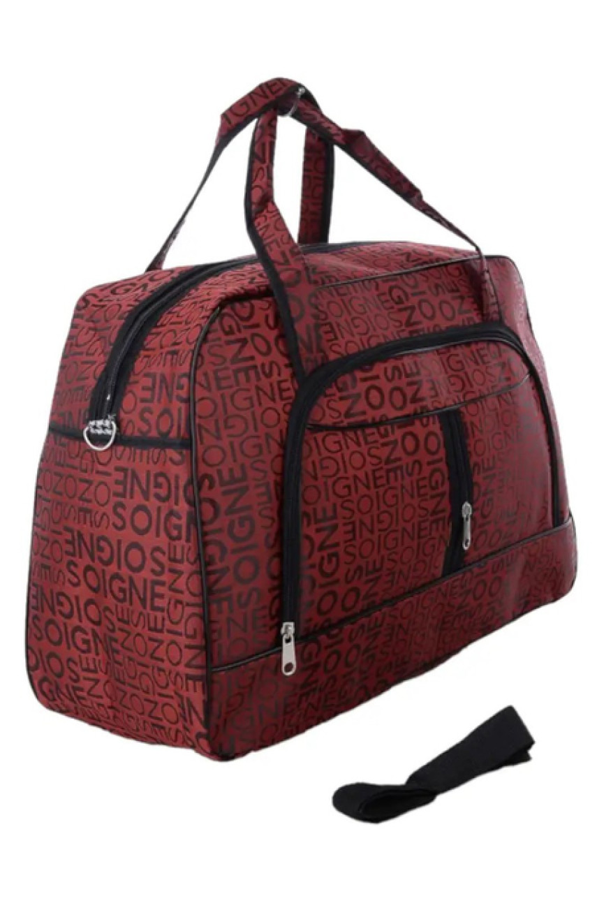 Сумка дорожная унисекс красного цвета 5058-1 194612