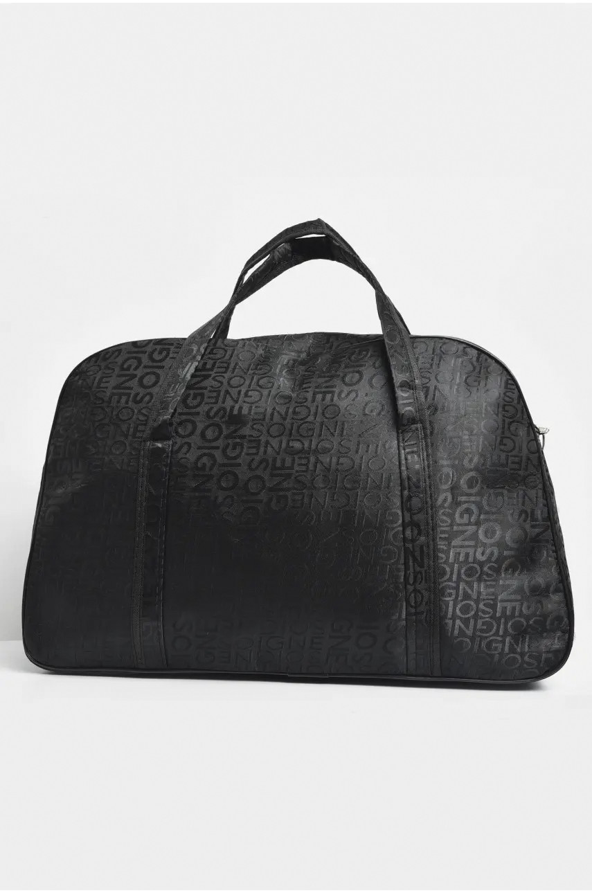 Сумка дорожная унисекс черного цвета 194616