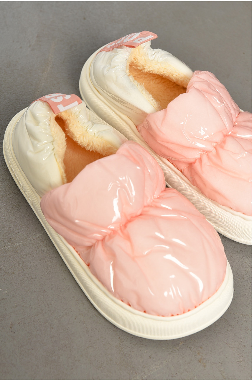 Капці домашні жіночі рожевого кольору 2927-2 194658 Капці домашні жіночі рожевого кольору 2927-2 194658