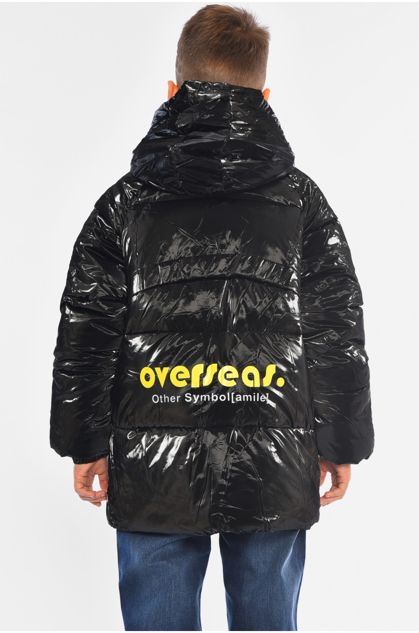 Куртка детская демисезонная черного цвета 2022-18 194683