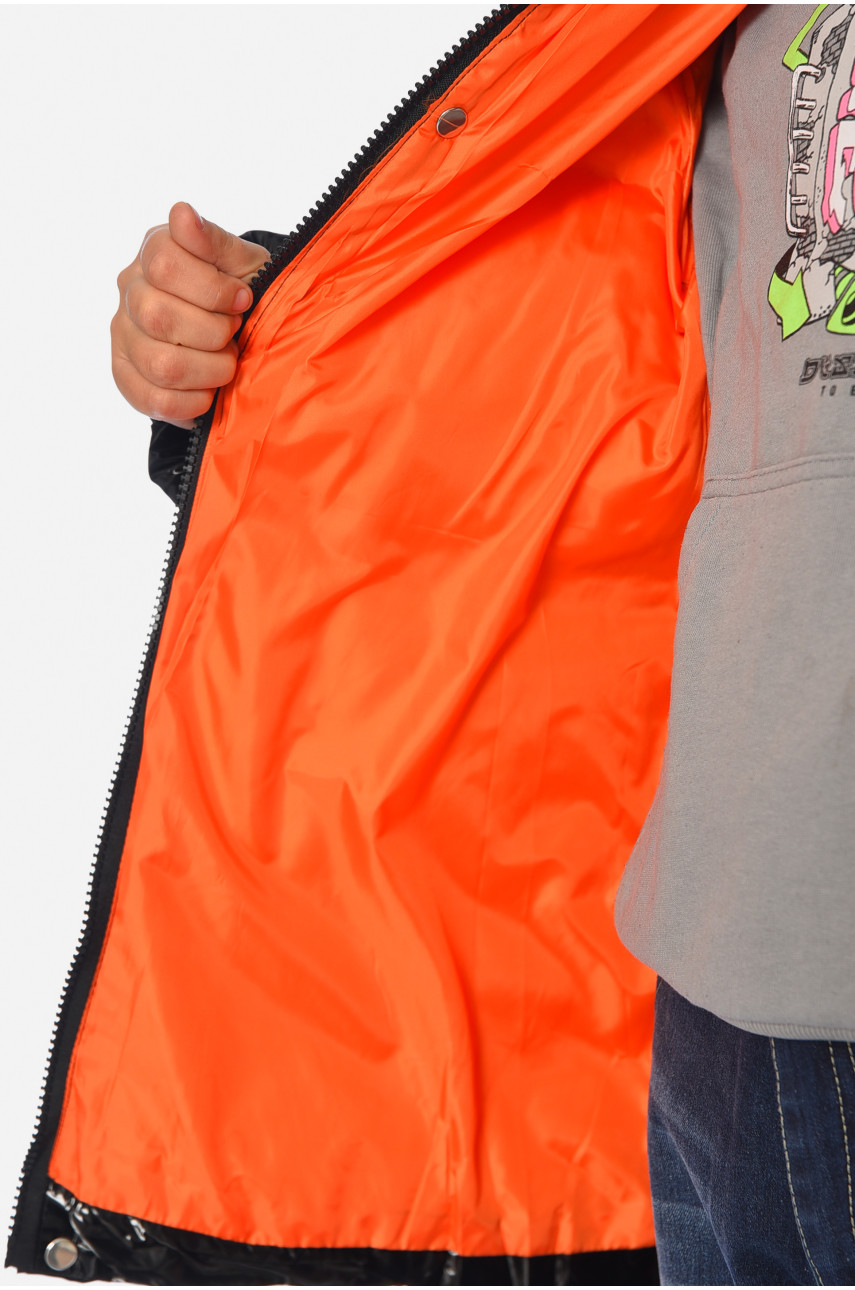 Куртка детская демисезонная черного цвета 2022-18 194683