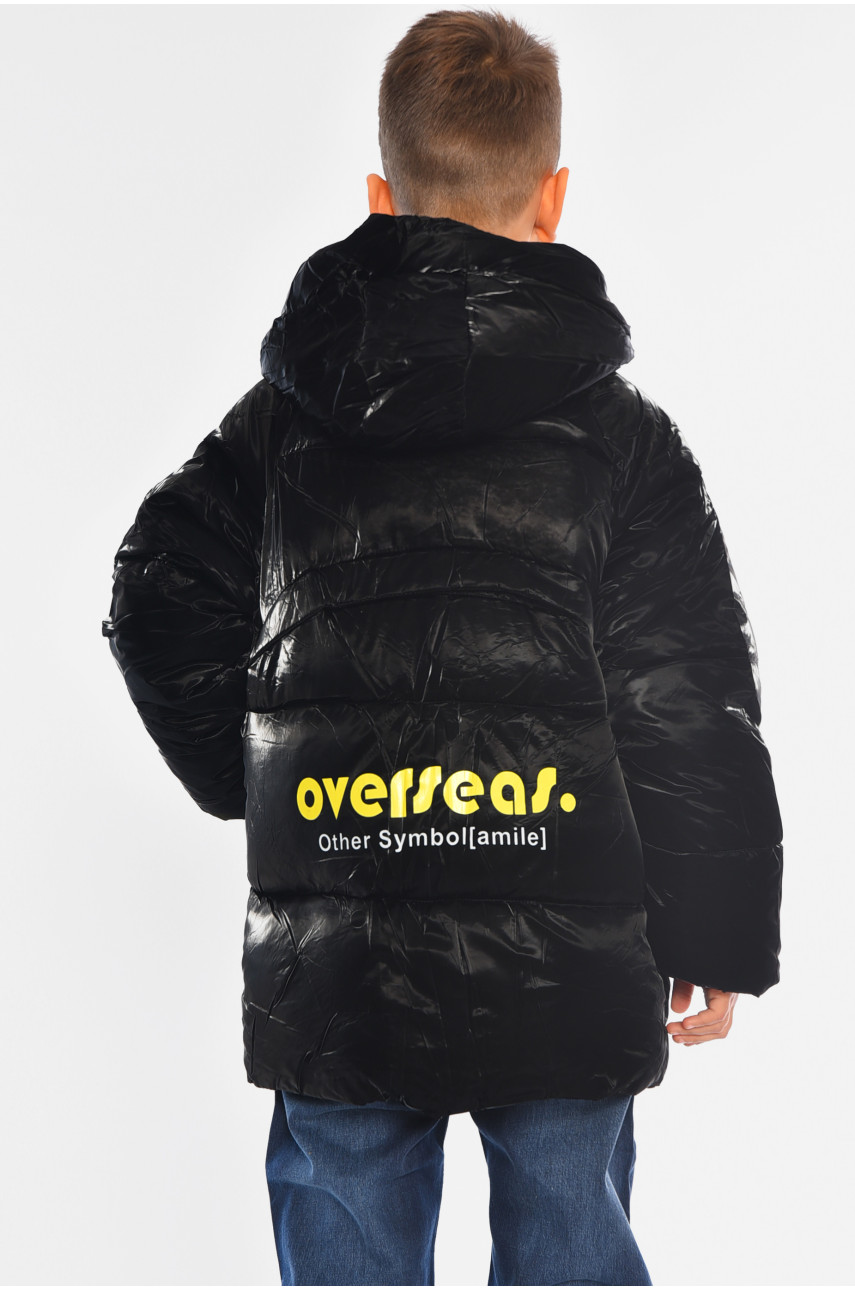 Куртка детская демисезонная черного цвета 2022-18 194697