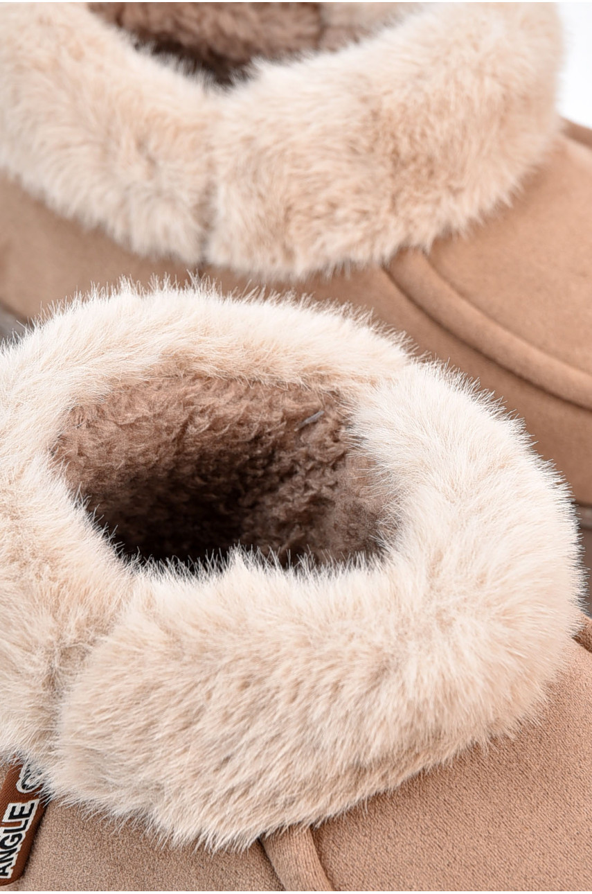 Угги мужские бежевого цвета на меху 6275 194709