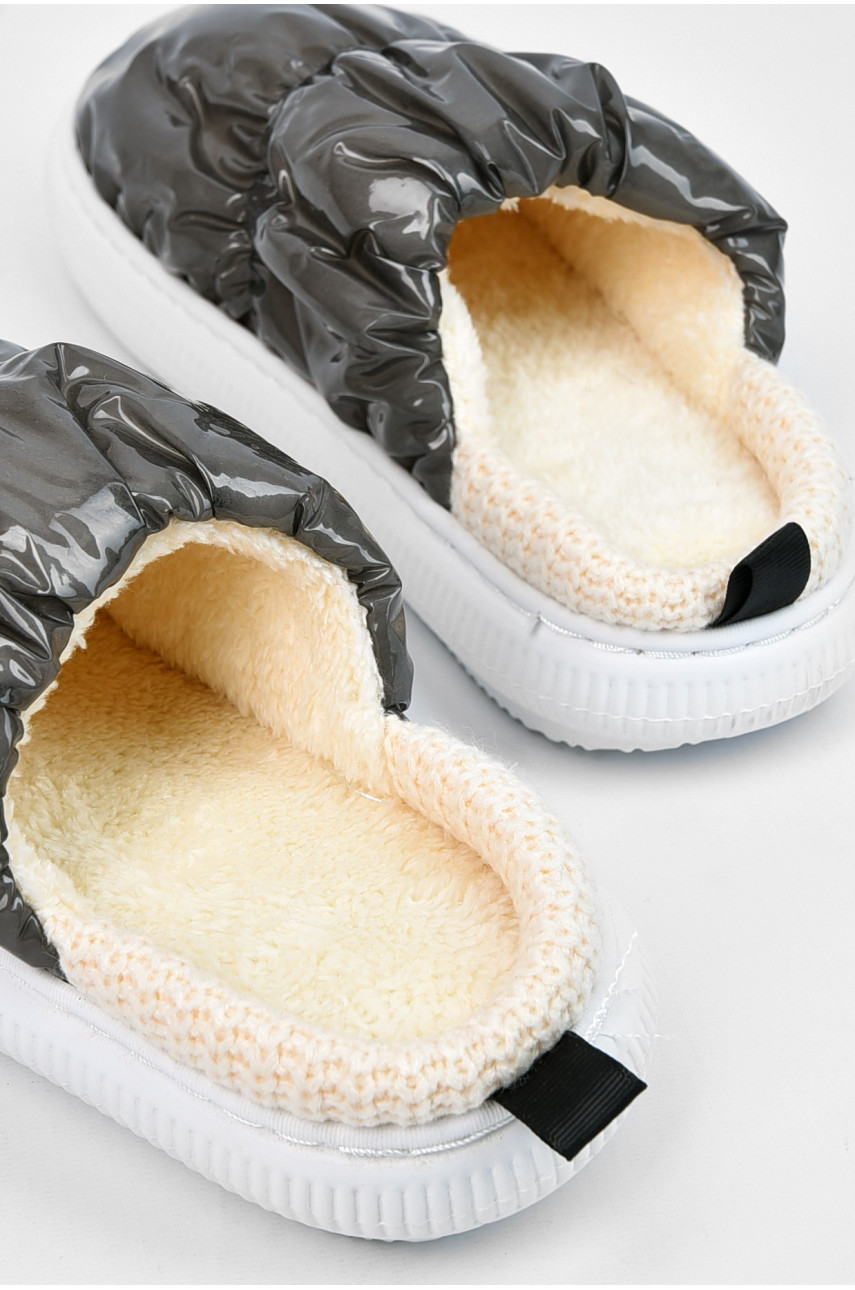 Капці кімнатні чоловічі темно-сірого кольору 12913-1 194772