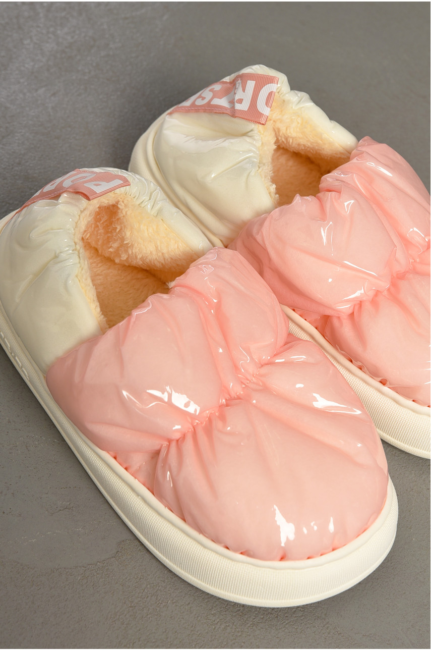 Капці домашні жіночі рожевого кольору 2927-2 194778