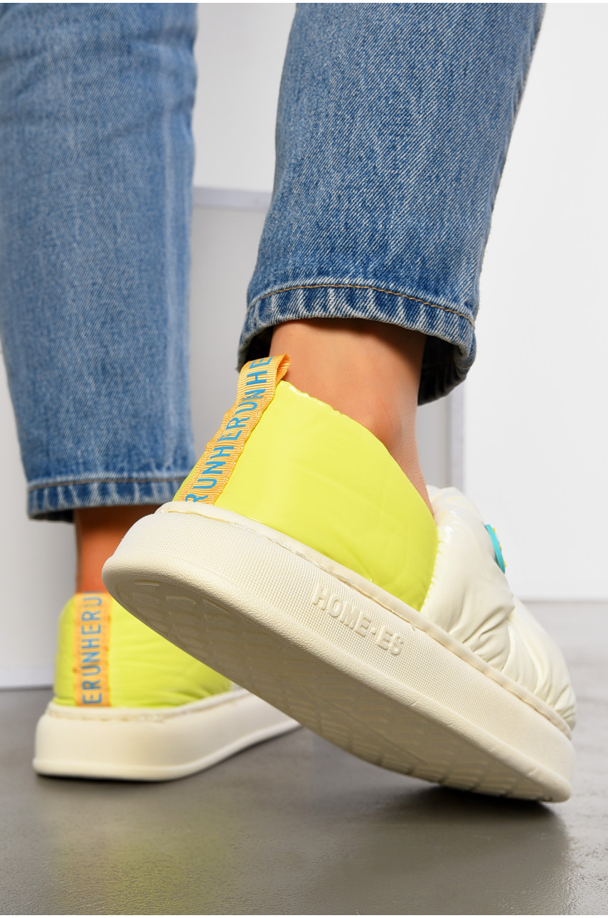 Капці домашні жіночі білого кольору 2928-1 194779 Капці домашні жіночі білого кольору 2928-1 194779