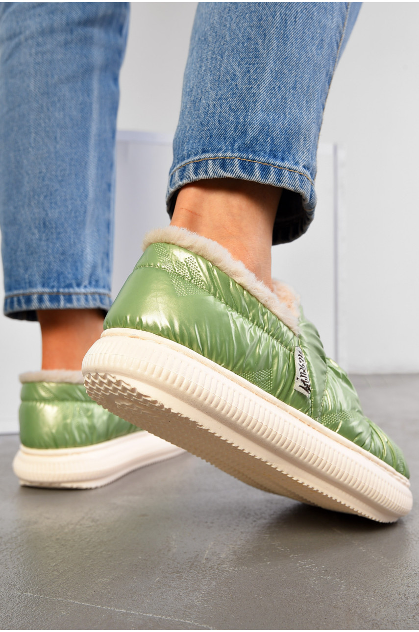 Капці домашні жіночі зеленого кольору 12922-7 194784