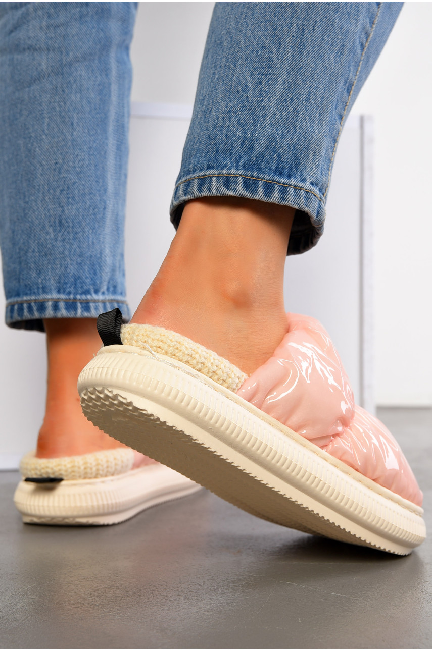 Капці домашні жіночі рожевого кольору 2913-4 194786