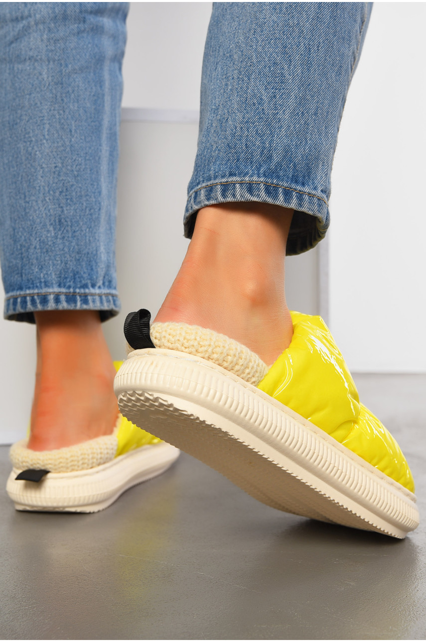 Капці домашні жіночі жовтого кольору 2913-3 194788