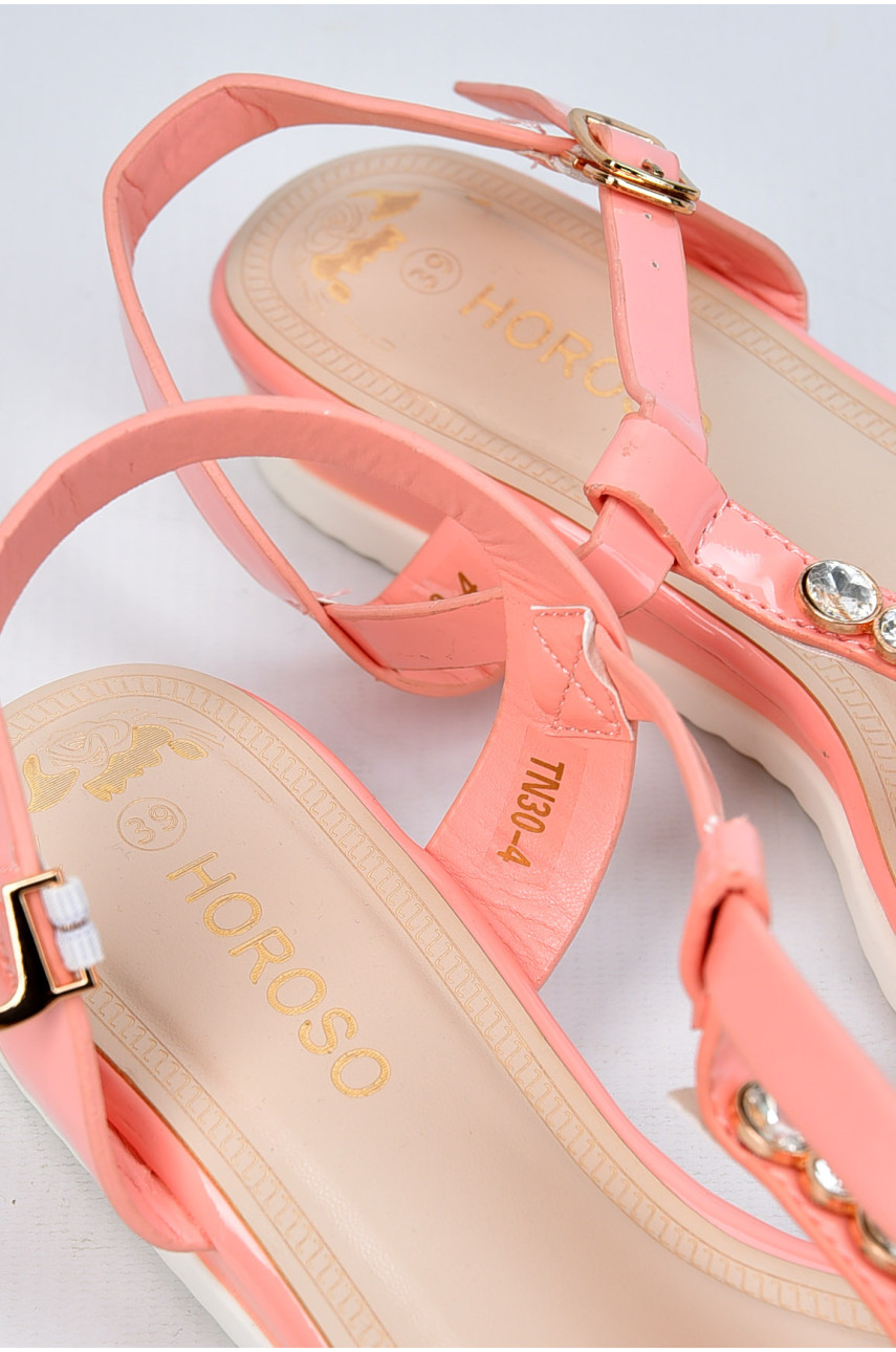 Босоніжки жіночі рожевого кольору 18-52160 194813