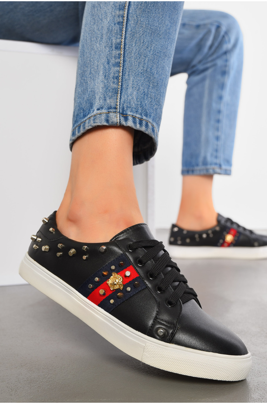 Мокасины женские черного цвета 1849950 194833