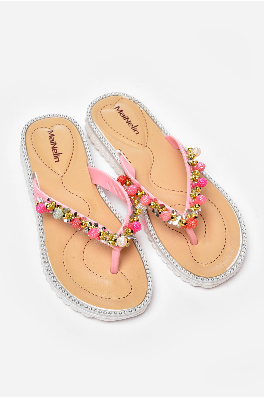 В`єтнамки жіночі силіконові рожевого кольору 194859