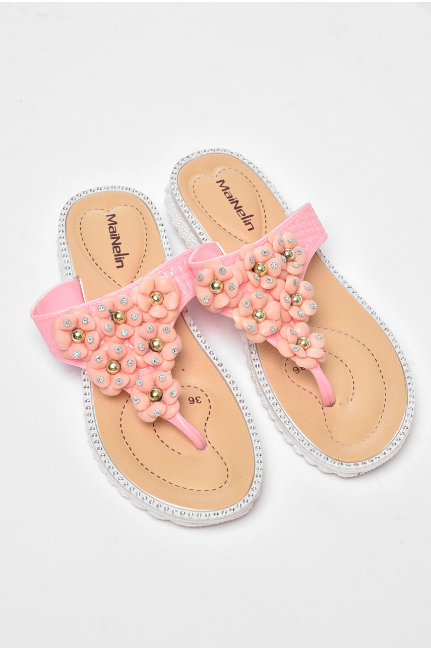 В`єтнамки жіночі силіконові рожевого кольору 194877