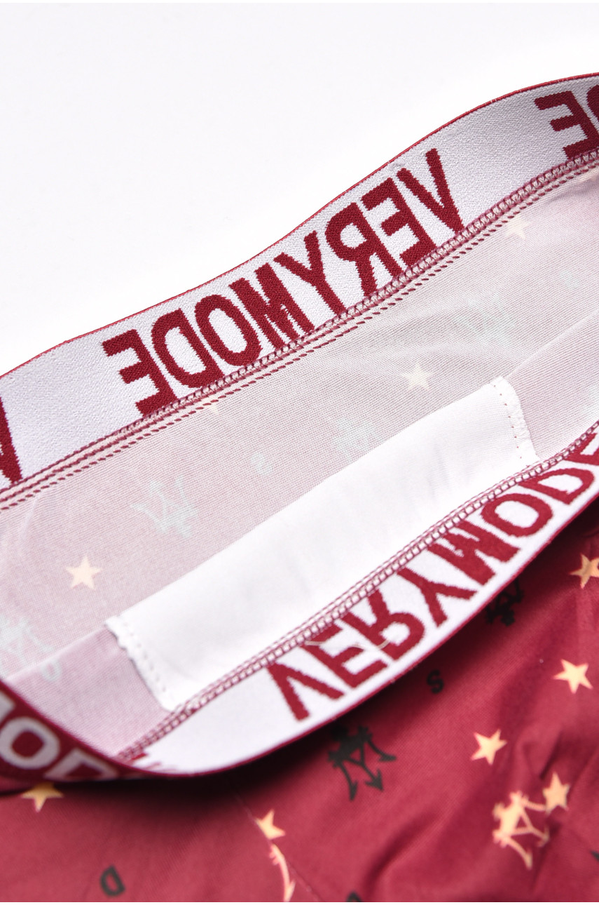 Боксери чоловічі бордового кольору 7703 194897 Боксери чоловічі бордового кольору 7703 194897