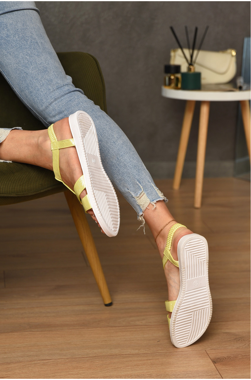 Босоножки женские салатового цвета 21-61591 194905