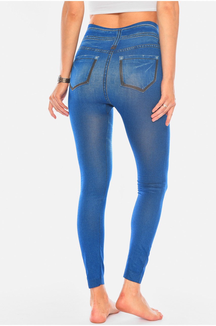 Джегінси жіночі синього кольору Slim`n Lift Caresse Jeans 194948