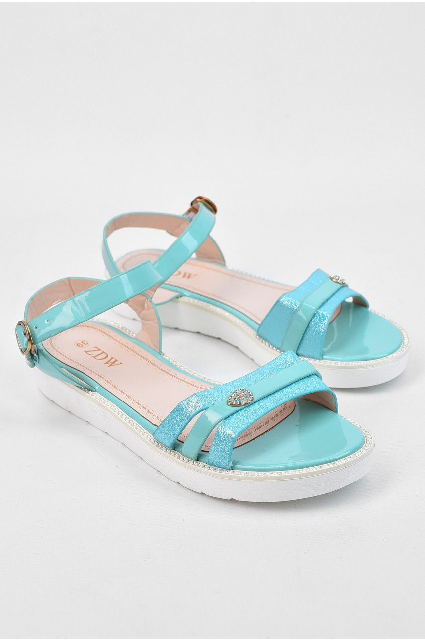 Босоножки женские бирюзового цвета G4 194952 Босоножки женские бирюзового цвета G4 194952