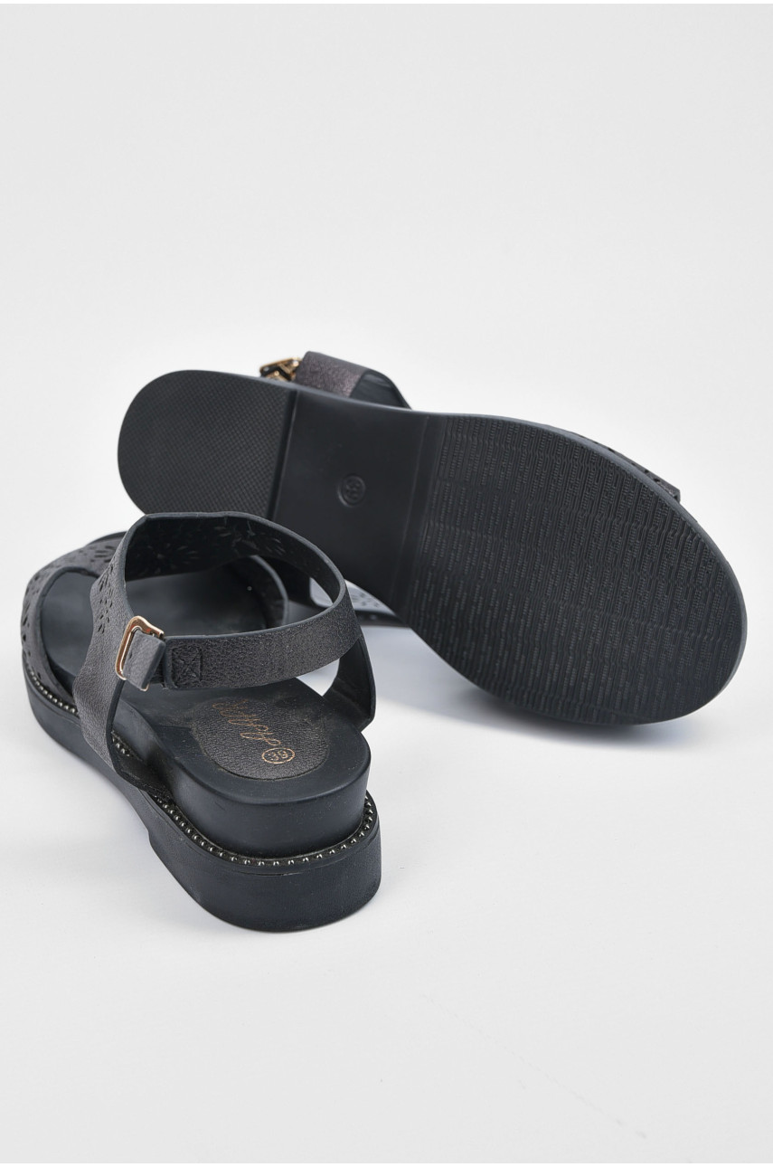 Босоножки женские черного цвета 18-50832 194987 Босоножки женские черного цвета 18-50832 194987