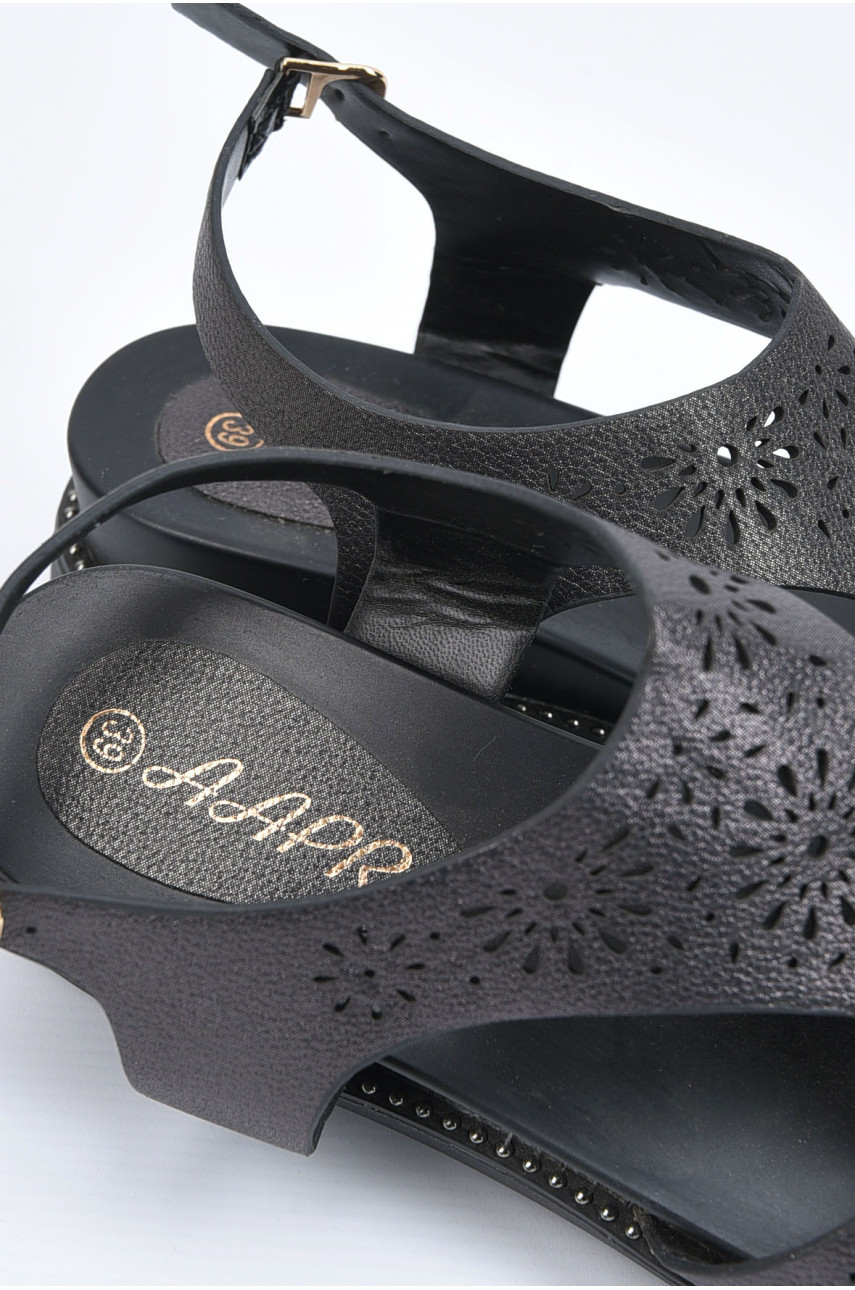 Босоножки женские черного цвета 18-50832 194987 Босоножки женские черного цвета 18-50832 194987