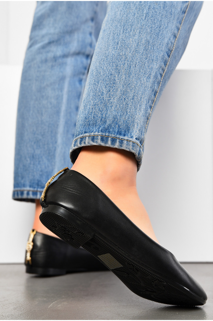 Балетки женские черного цвета 18-56609 194992