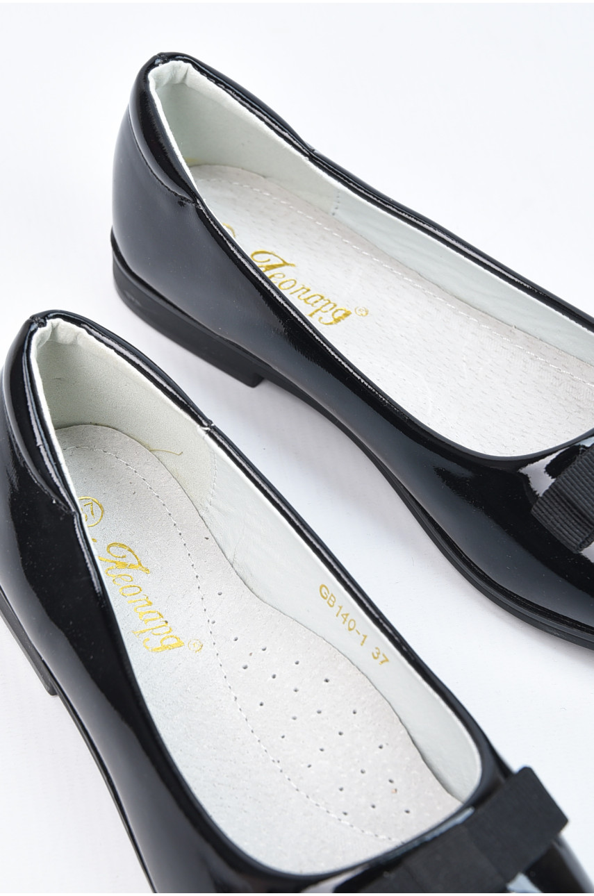 Туфли для девочки черного цвета 6В140 194994