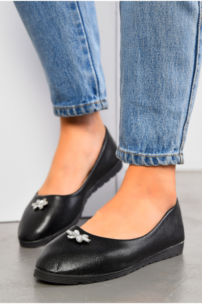 Балетки женские черного цвета 18-00204 195043