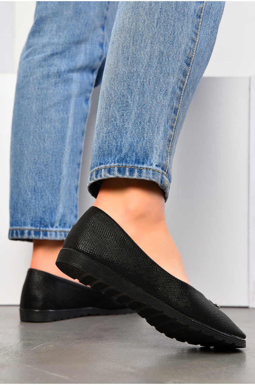 Балетки женские черного цвета 17-48245 195057 Балетки женские черного цвета 17-48245 195057