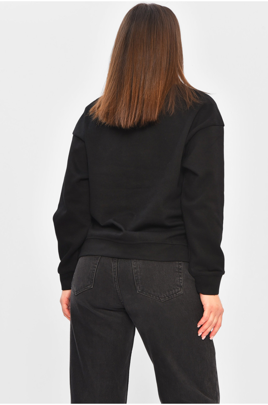 Світшот жіночий чорного кольору 1506 195071 Світшот жіночий чорного кольору 1506 195071