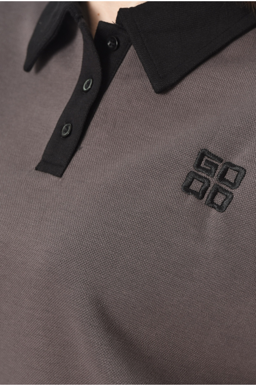 Світшот жіночий темно-сірого кольору 1506 195074 Світшот жіночий темно-сірого кольору 1506 195074