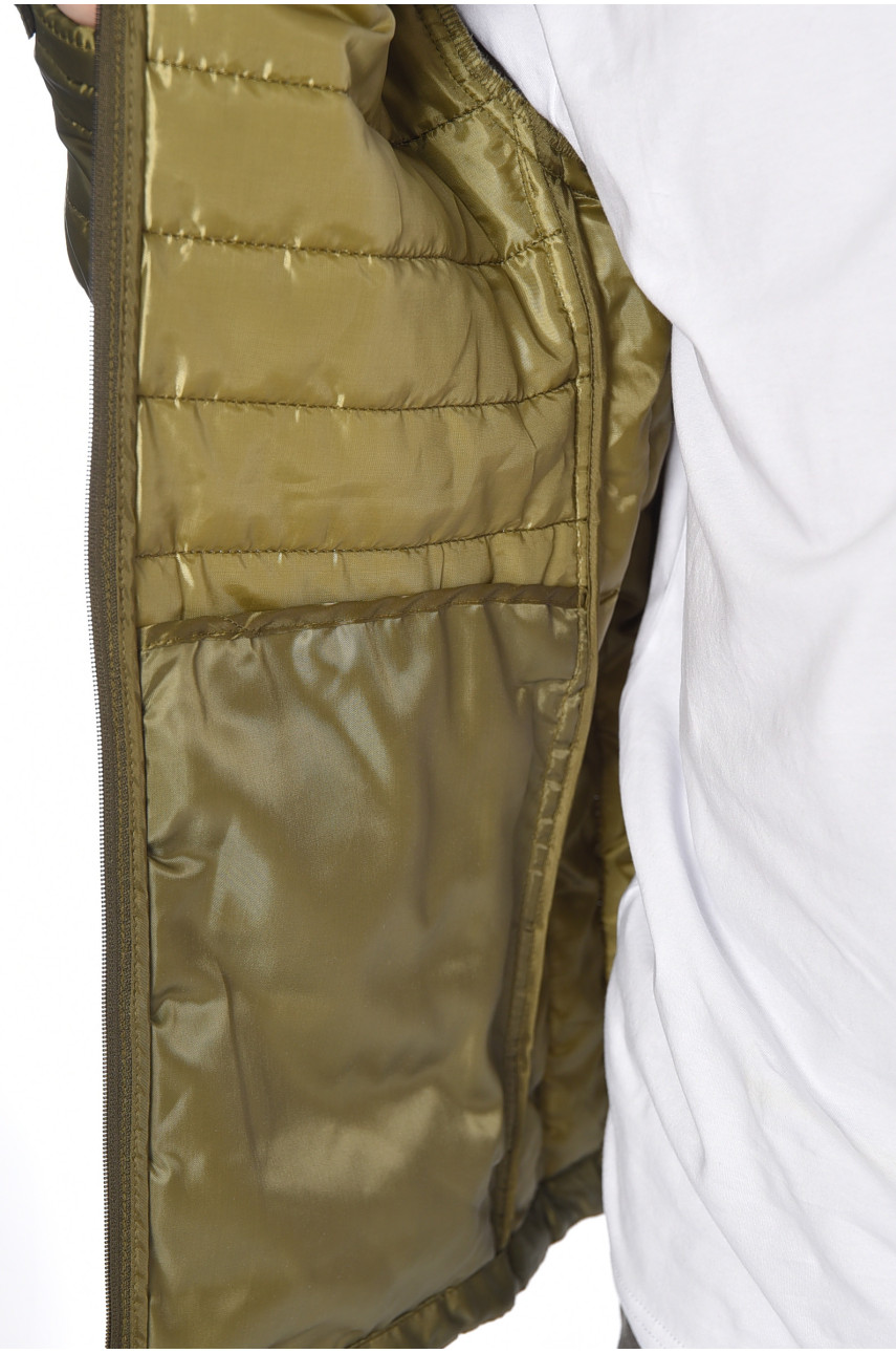 Ветровка мужская цвета хаки 195157