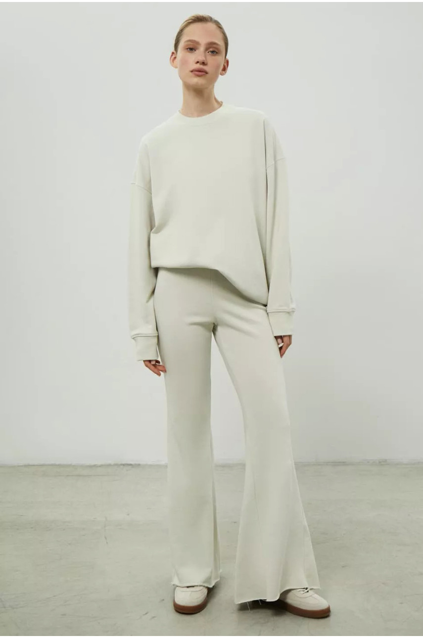 Свитшот женский бежевого цвета 0742 195190